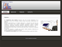 Tablet Screenshot of carpinteriajosegabriel.com